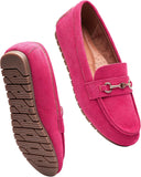 VUN Women's Wide Loafers Shoes Cute Dressy Shoes
