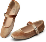 VUN Mary Jane Shoes Women Woven Flats for Women