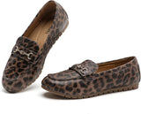 VUN Women's Wide Loafers Shoes Cute Dressy Shoes