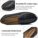 VUN Women Loafers Comfortable Shoes Casual Slip On