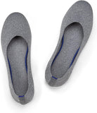 VUN Women’s Ballet Flat Shoes Knit Dress Shoes Round Toe