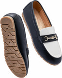 VUN Women's Wide Loafers Shoes Cute Dressy Shoes