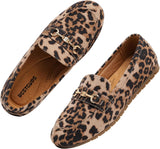 VUN Women's Wide Loafers Shoes Cute