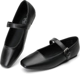 VUN Mary Jane Shoes Women Woven Flats for Women
