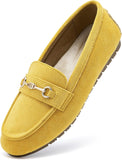 VUN Women's Wide Loafers Shoes Cute Dressy Shoes