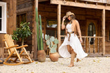 VUN Cowboy Boots For Women Knee High Western Cowgirl Boots Snip Toe Side Zipper Chunky Heel