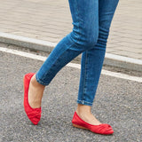 VUN Ballet Flats for Women Dressy Pointed Toe