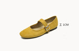 VUN Women's Loafers Casual Large Size Round Toe Mary Jane